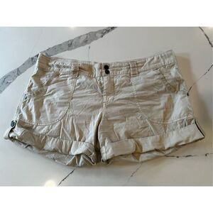Saks Fifth Avenue BLUE Label Cotton Shorts Khaki Women’s Sz 29